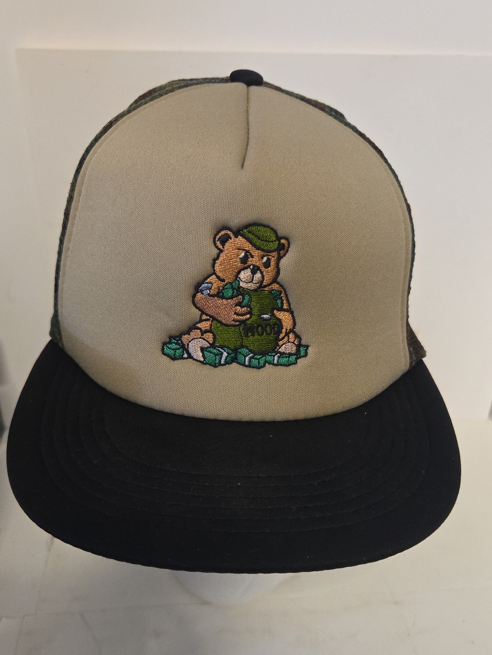Morgan Wallen Official Bear Trucker Hat Camo District DT624C.